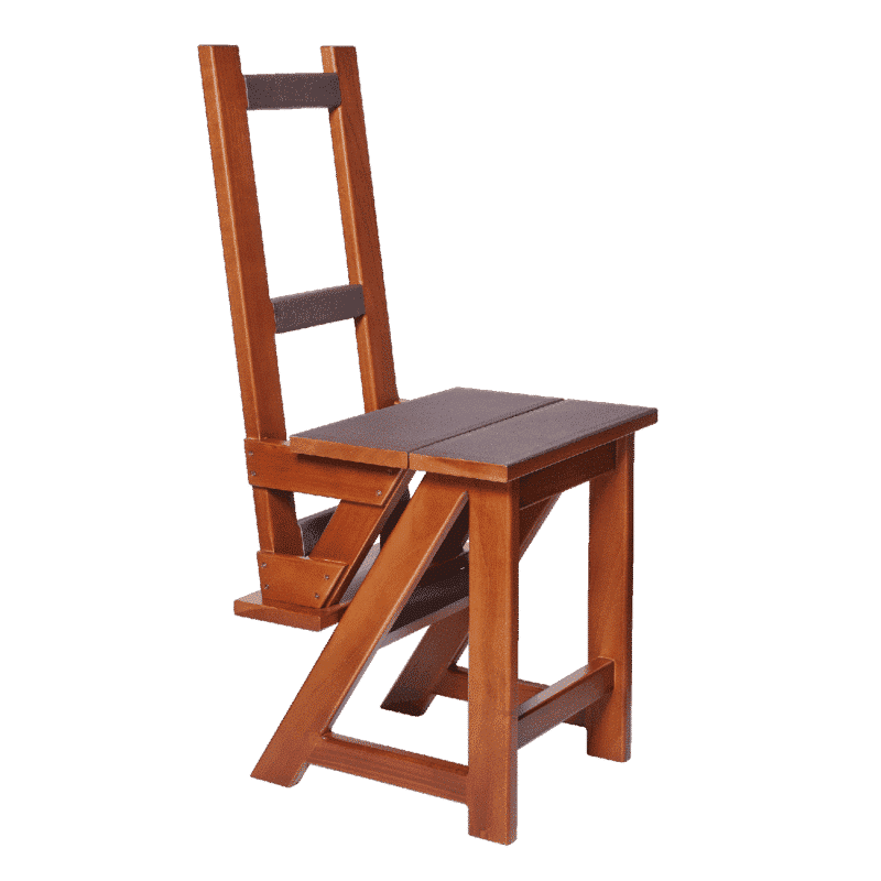 chair transformable step ladder