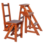 chair transformable step ladder