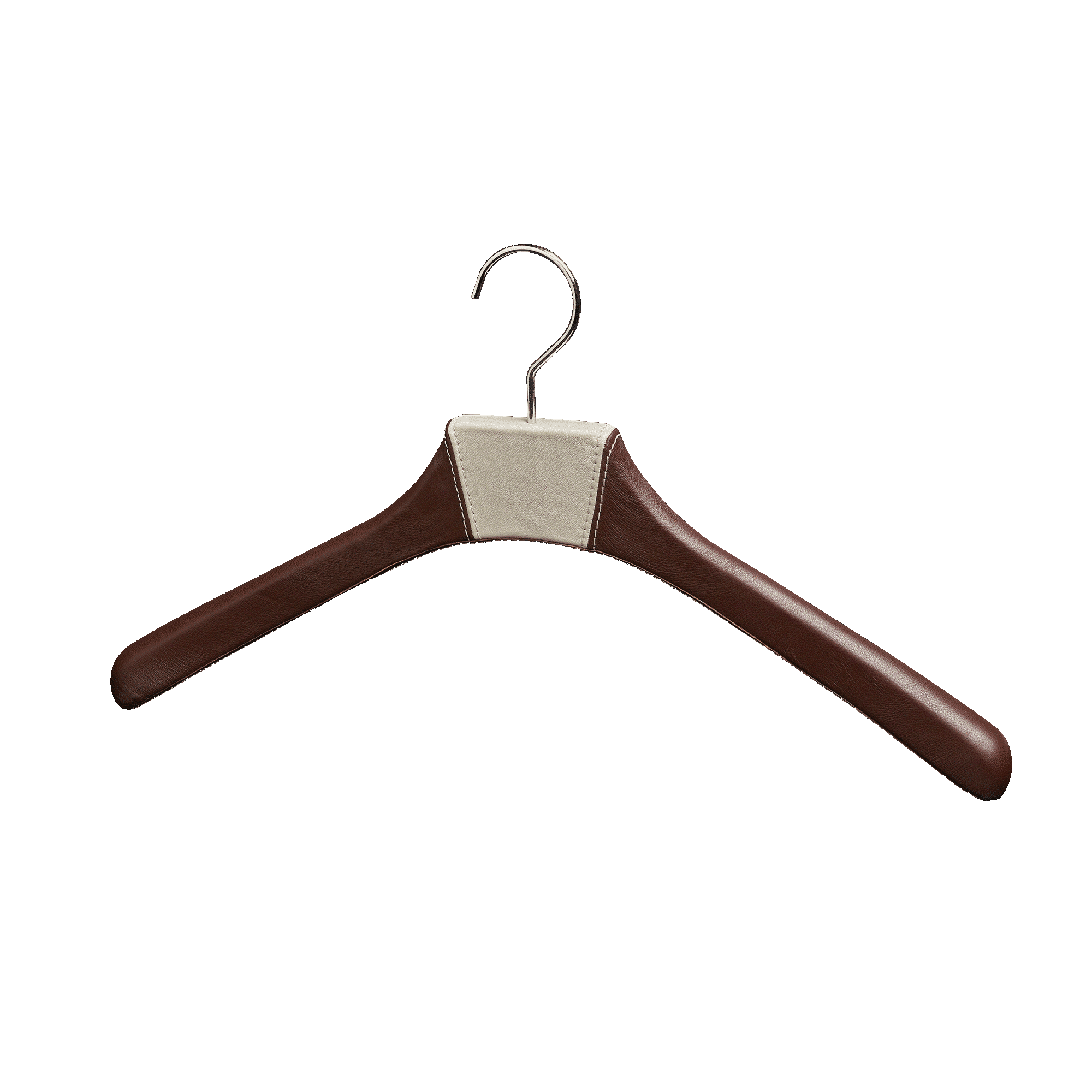 Men's leather hangers set