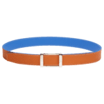 Reverso Belt - Blue Azur/Orange
