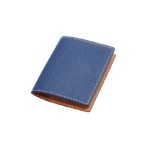 Volte face card holder - Blue jean/Natural