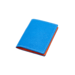 Volte face card holder - blue azur/orange