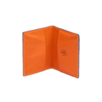 Volte face card holder - blue azur/orange