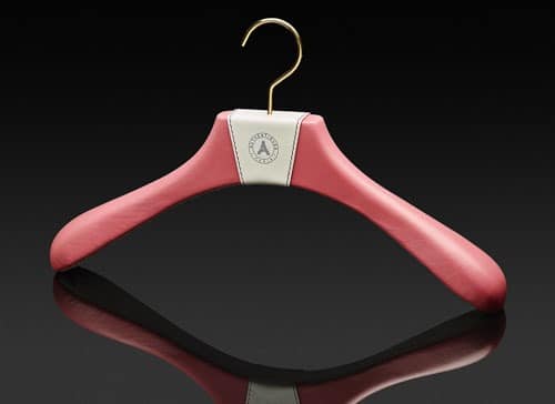 Bi-color women's jacket hanger